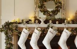 DIY vánoční ponožky